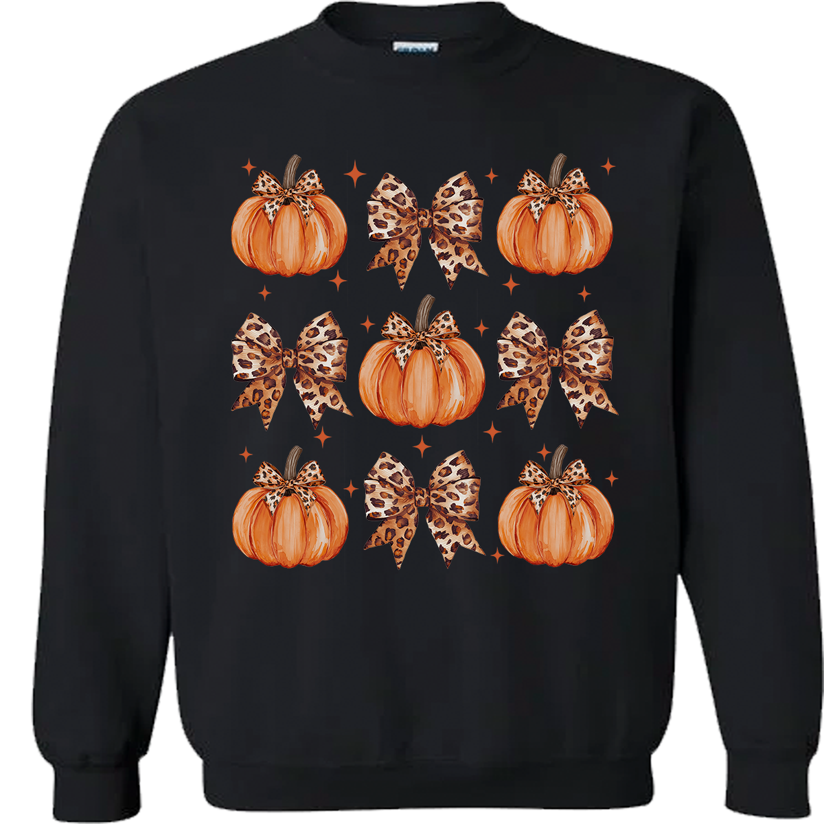 Leopard Pumpkin Collage Sweatshirt