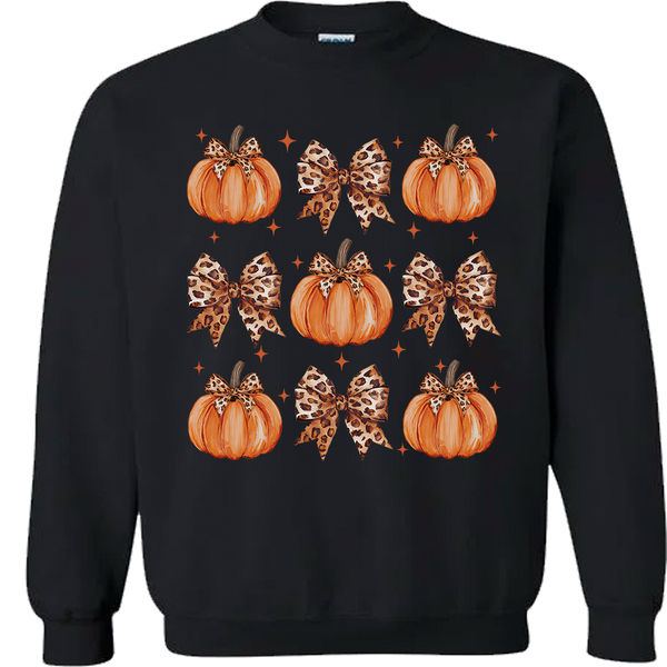 Leopard Pumpkin Collage Sweatshirt