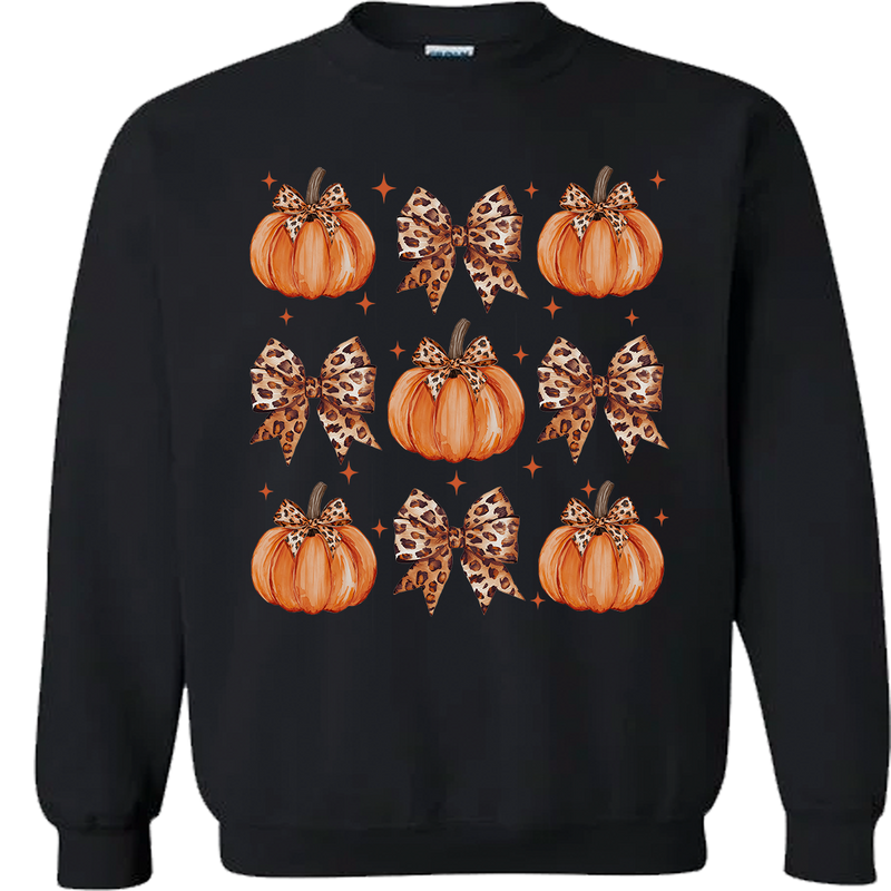 Leopard Pumpkin Collage Sweatshirt