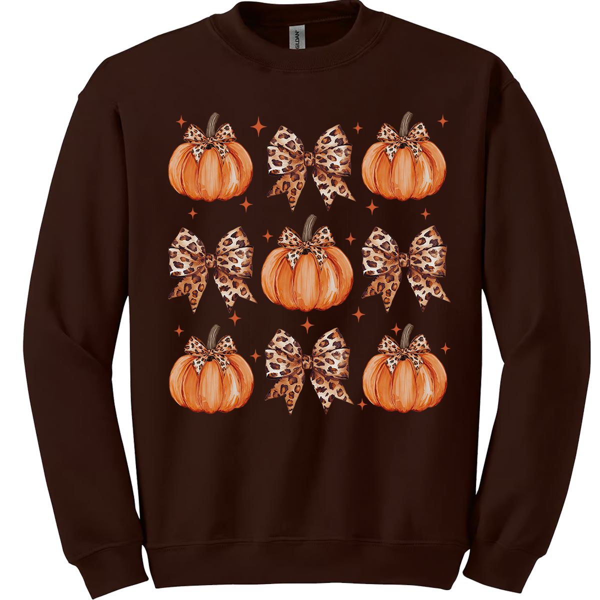 Leopard Pumpkin Collage Sweatshirt