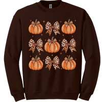 Leopard Pumpkin Collage Sweatshirt