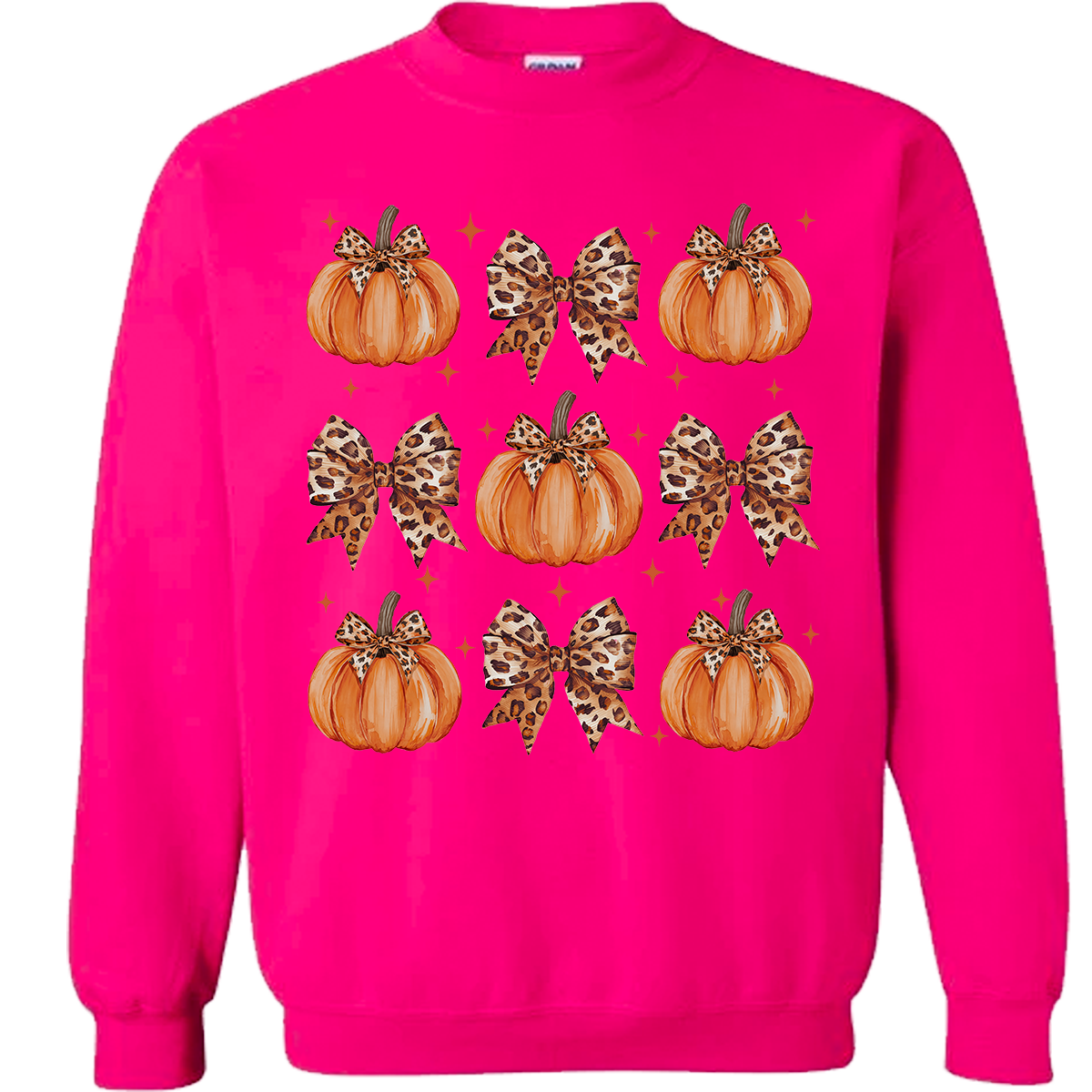 Leopard Pumpkin Collage Sweatshirt