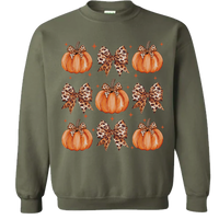 Leopard Pumpkin Collage Sweatshirt