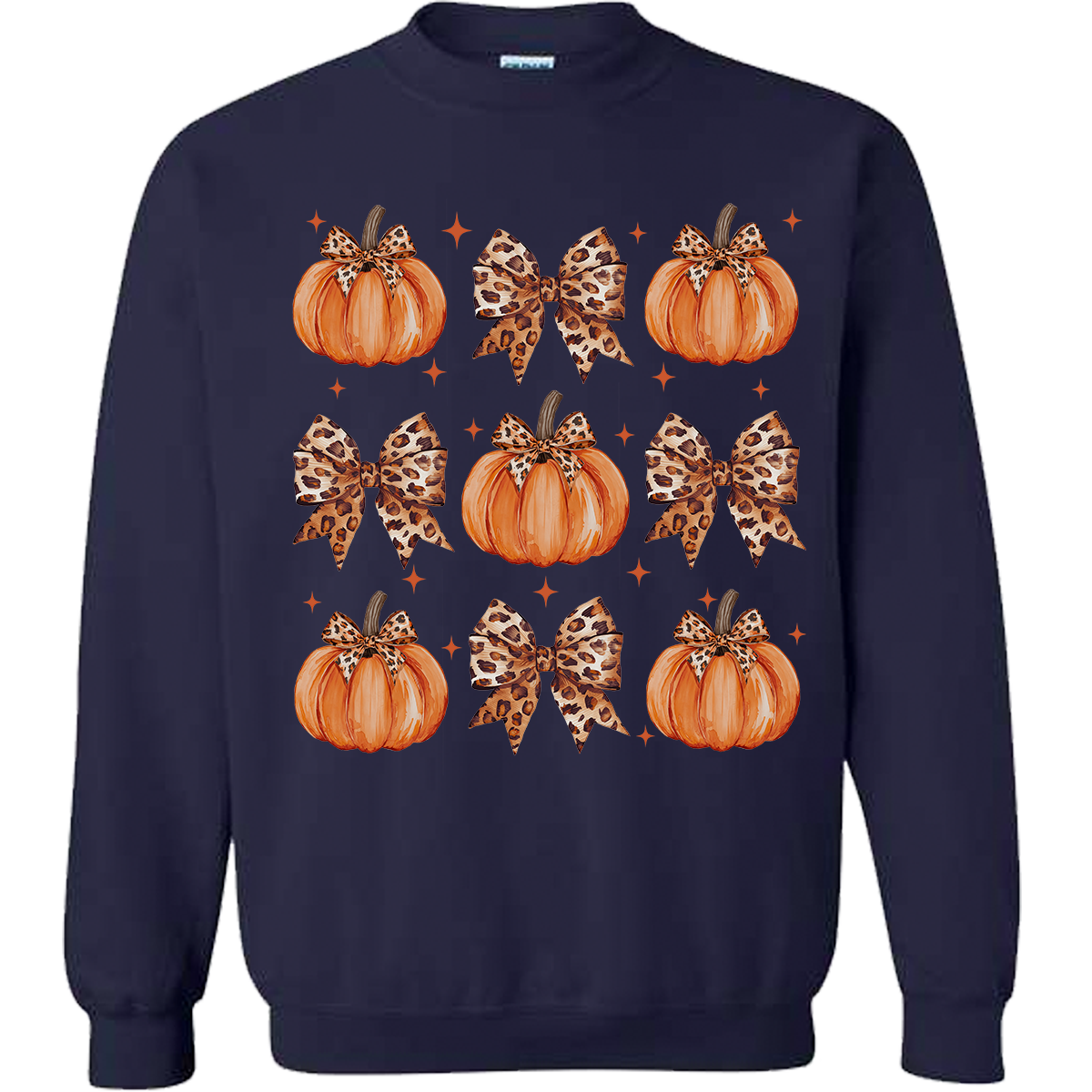 Leopard Pumpkin Collage Sweatshirt