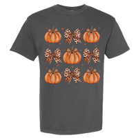 Leopard Pumpkin Collage Comfort Color Tee