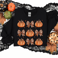 Leopard Pumpkin Collage Sweatshirt