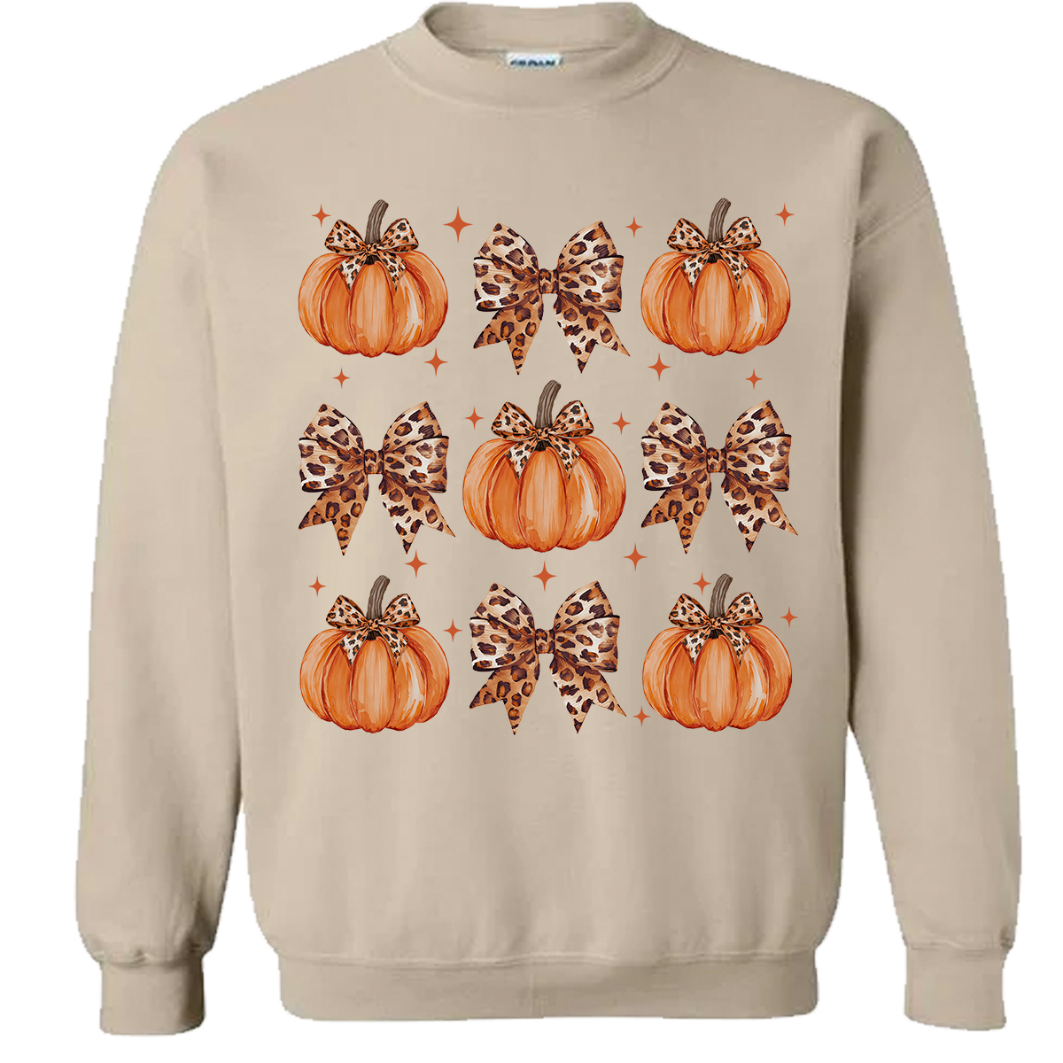 Leopard Pumpkin Collage Sweatshirt