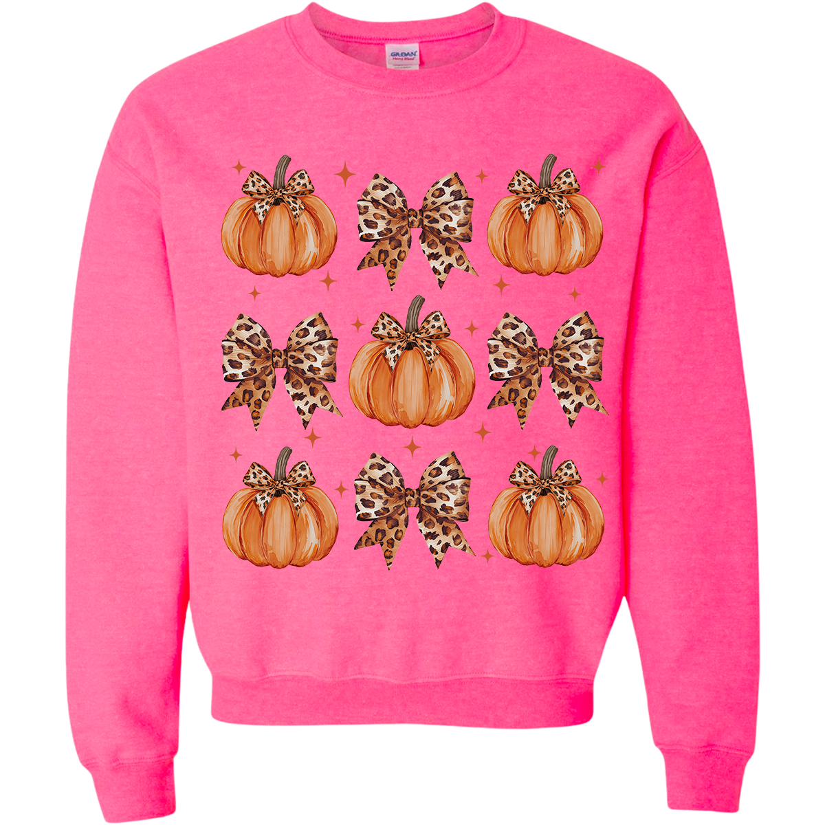 Leopard Pumpkin Collage Sweatshirt