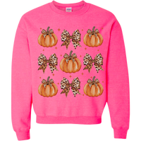 Leopard Pumpkin Collage Sweatshirt