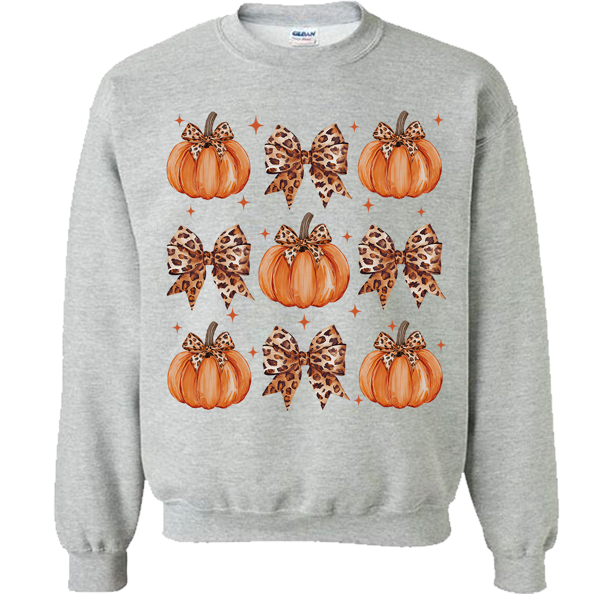 Leopard Pumpkin Collage Sweatshirt