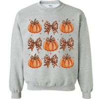 Leopard Pumpkin Collage Sweatshirt