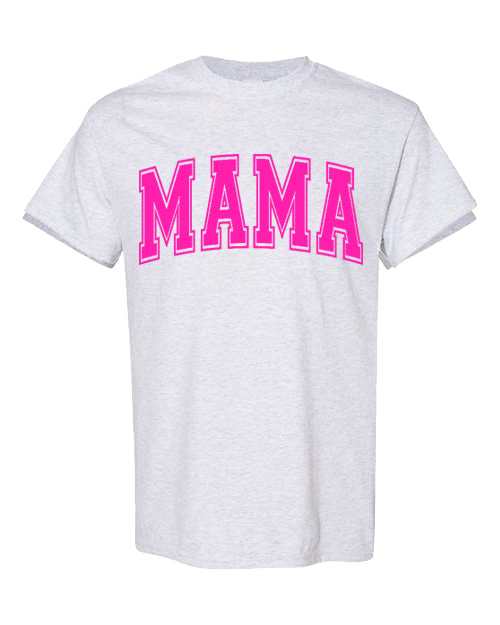 Mama Puff Tee - Ash Grey