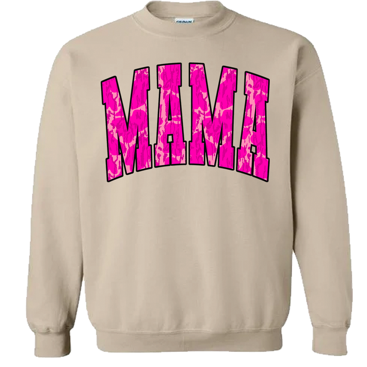 Mama Pink Camo Sweatshirt