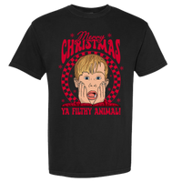 Merry Christmas Ya Filthy Animal Comfort Color Tee