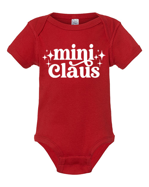 Mini Claus - Red Onesie/Tee