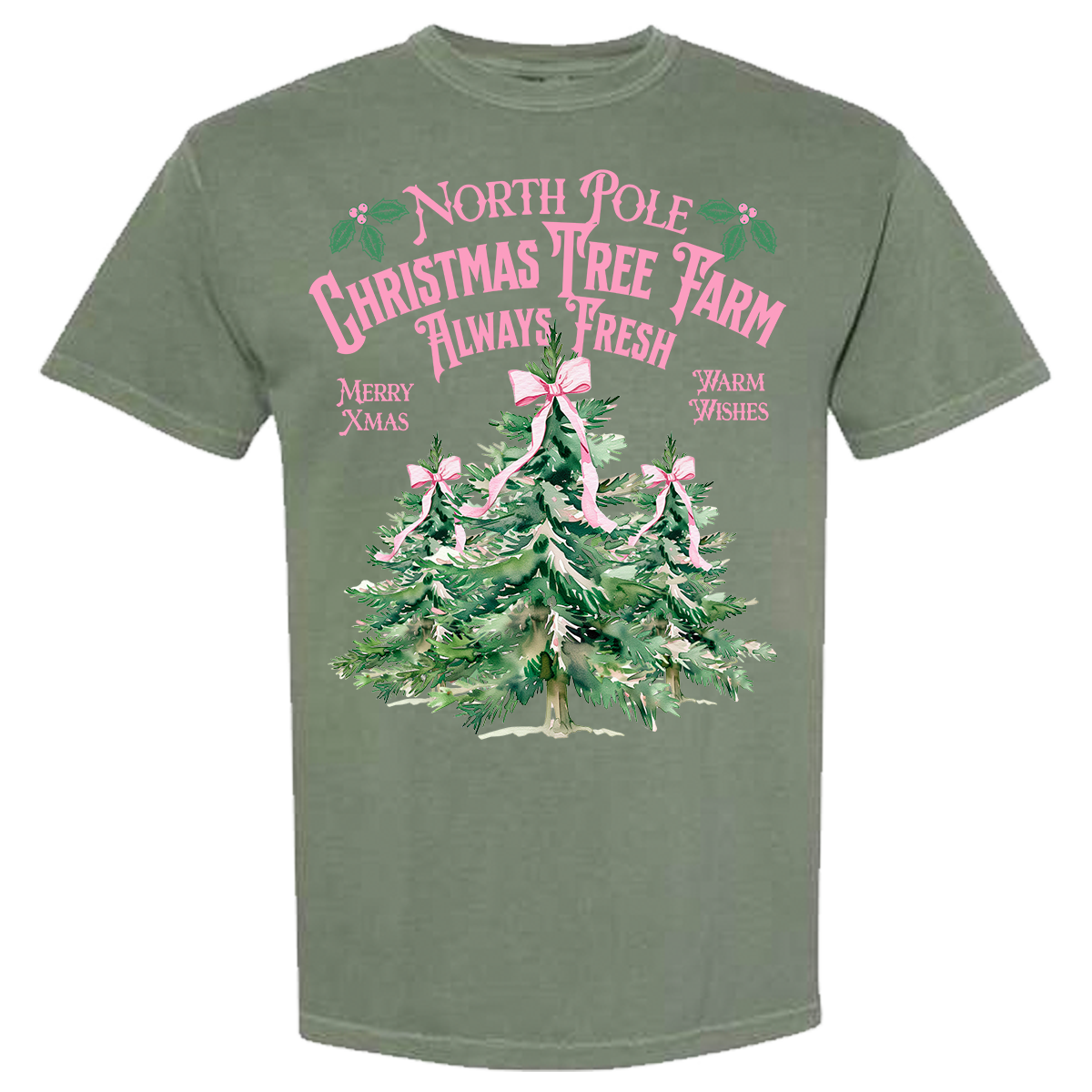 Christmas Tree Farm Comfort Color Tee