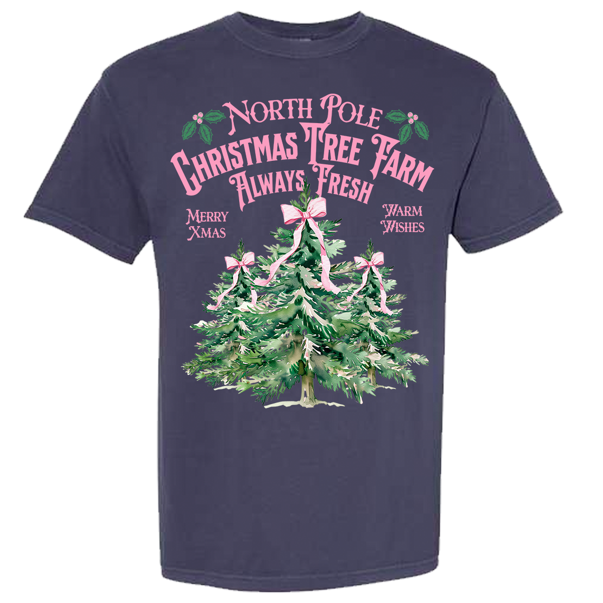 Christmas Tree Farm Comfort Color Tee