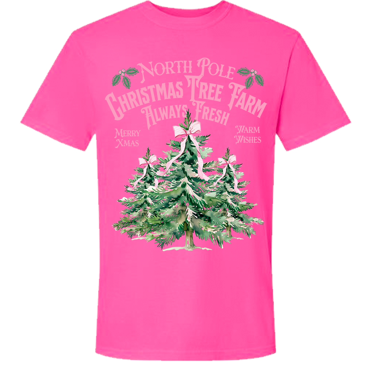 Christmas Tree Farm Comfort Color Tee