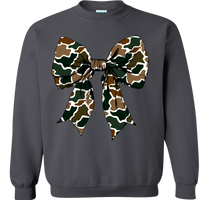 Old School Camo Bow Sweatshirt