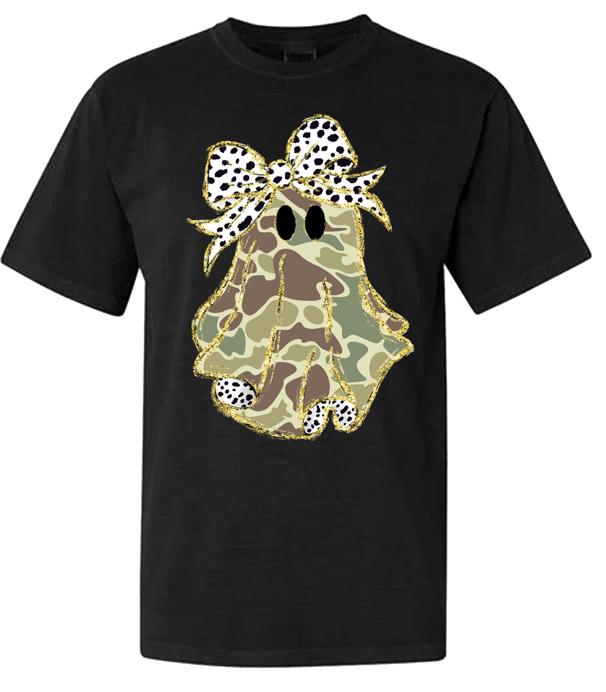 Old School Camo Ghost Comfort Color Tee