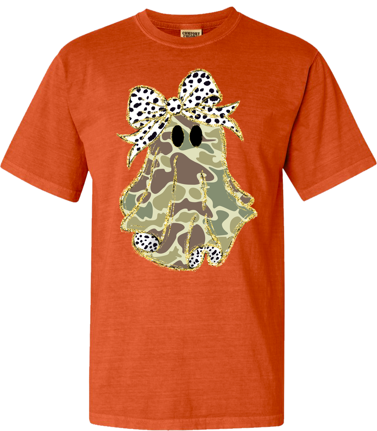 Old School Camo Ghost Comfort Color Tee