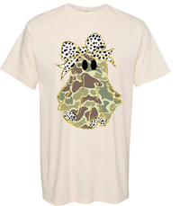 Old School Camo Ghost Comfort Color Tee