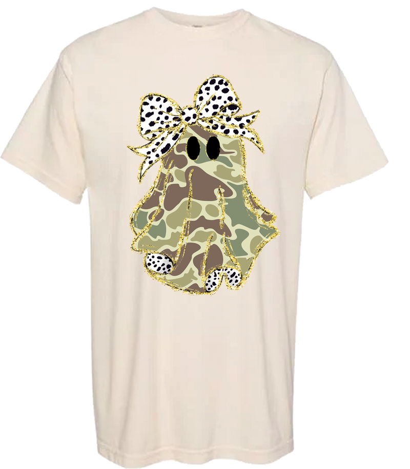 Old School Camo Ghost Comfort Color Tee