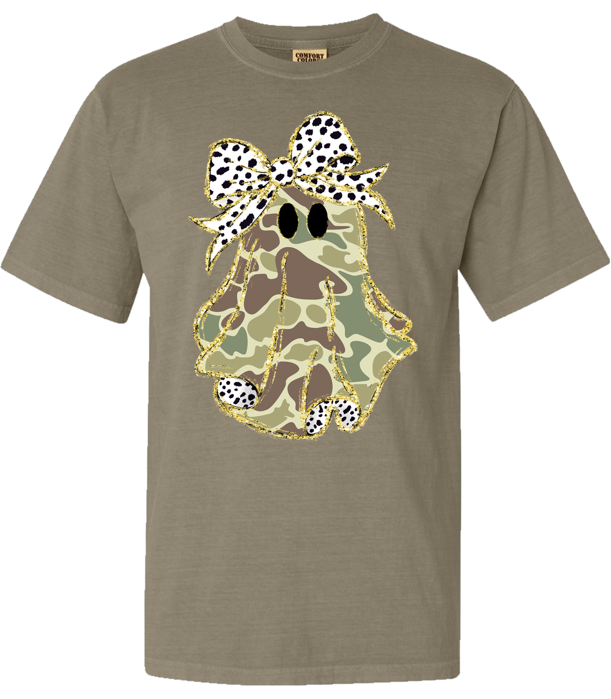 Old School Camo Ghost Comfort Color Tee