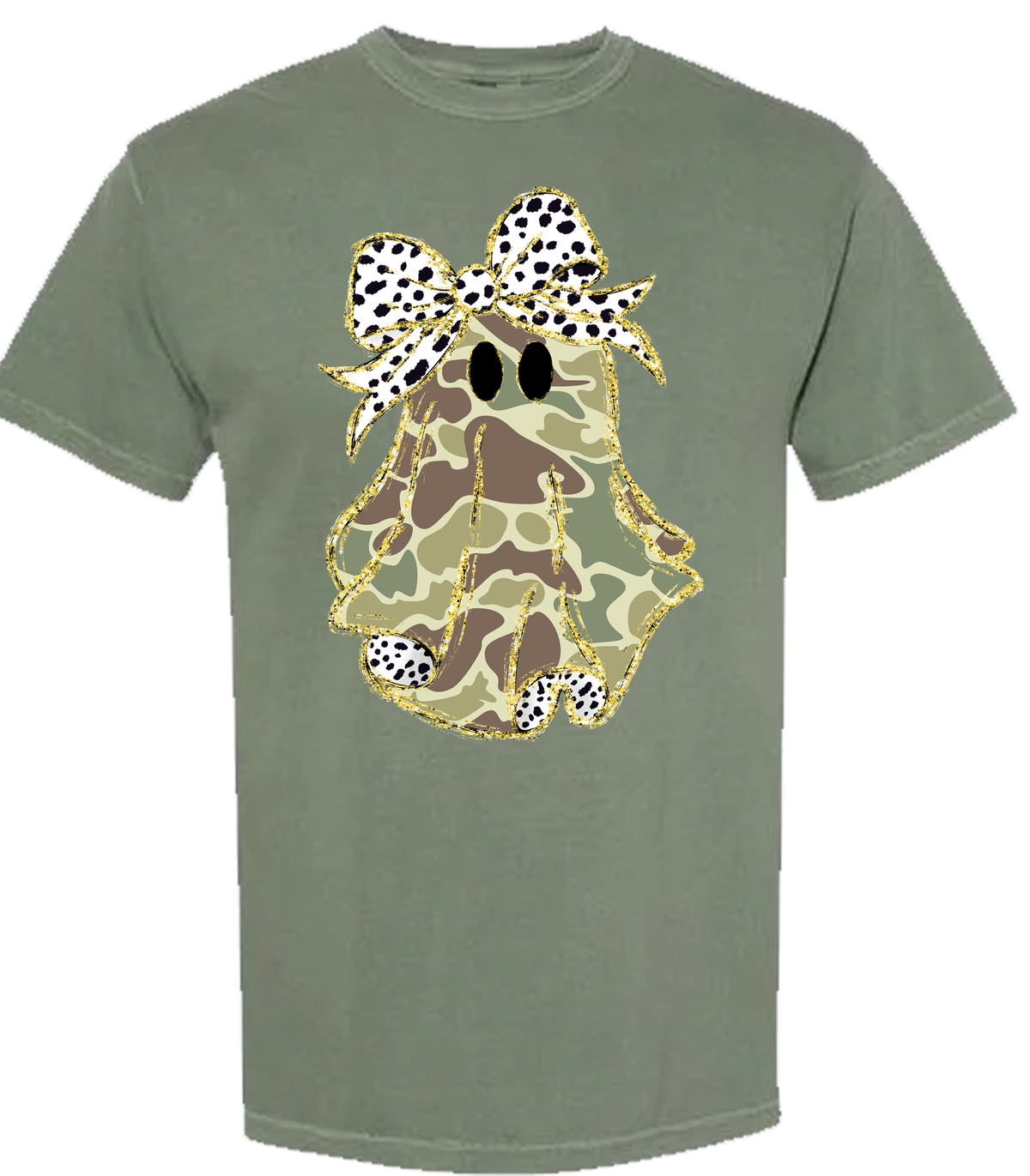 Old School Camo Ghost Comfort Color Tee