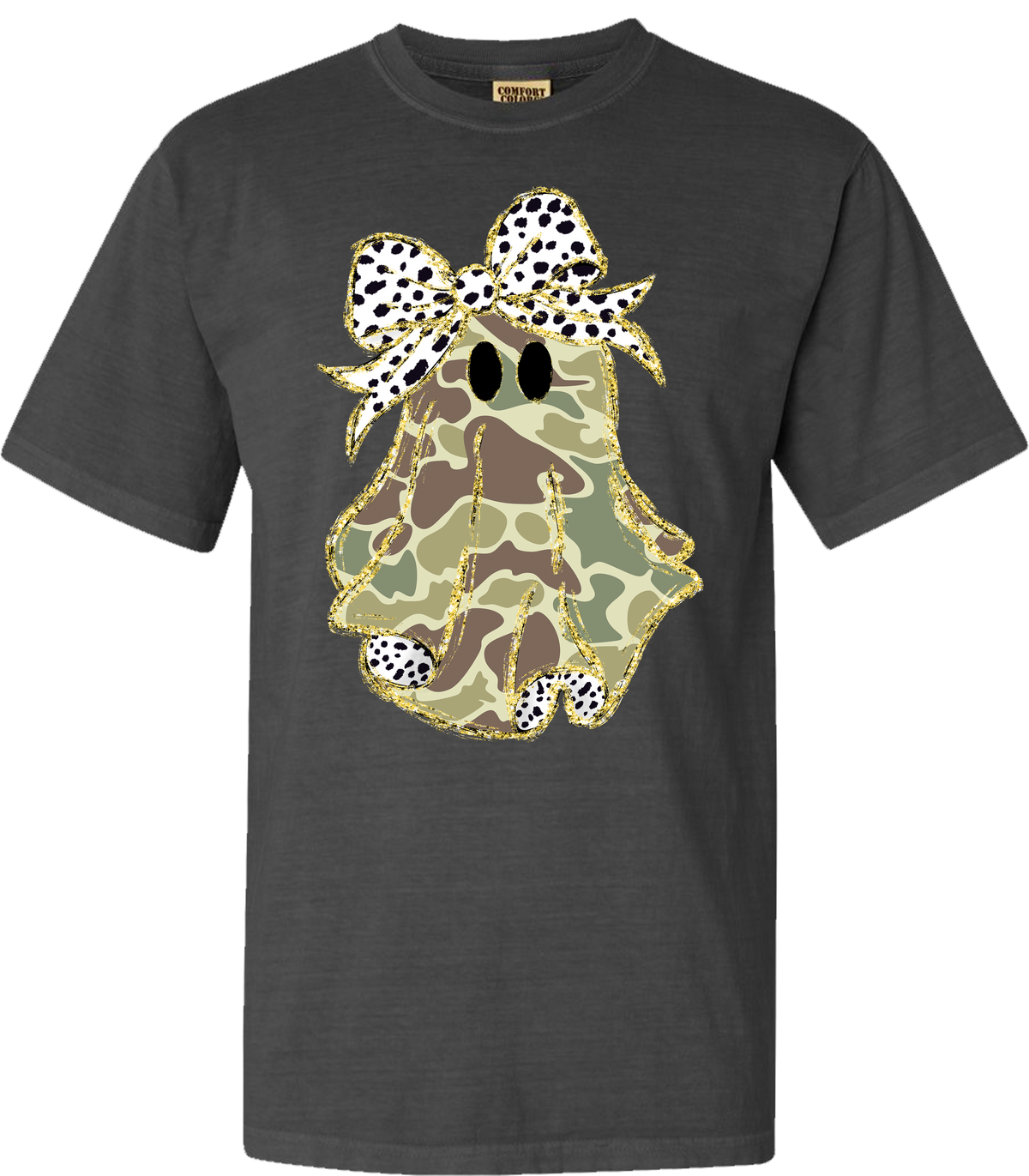 Old School Camo Ghost Comfort Color Tee