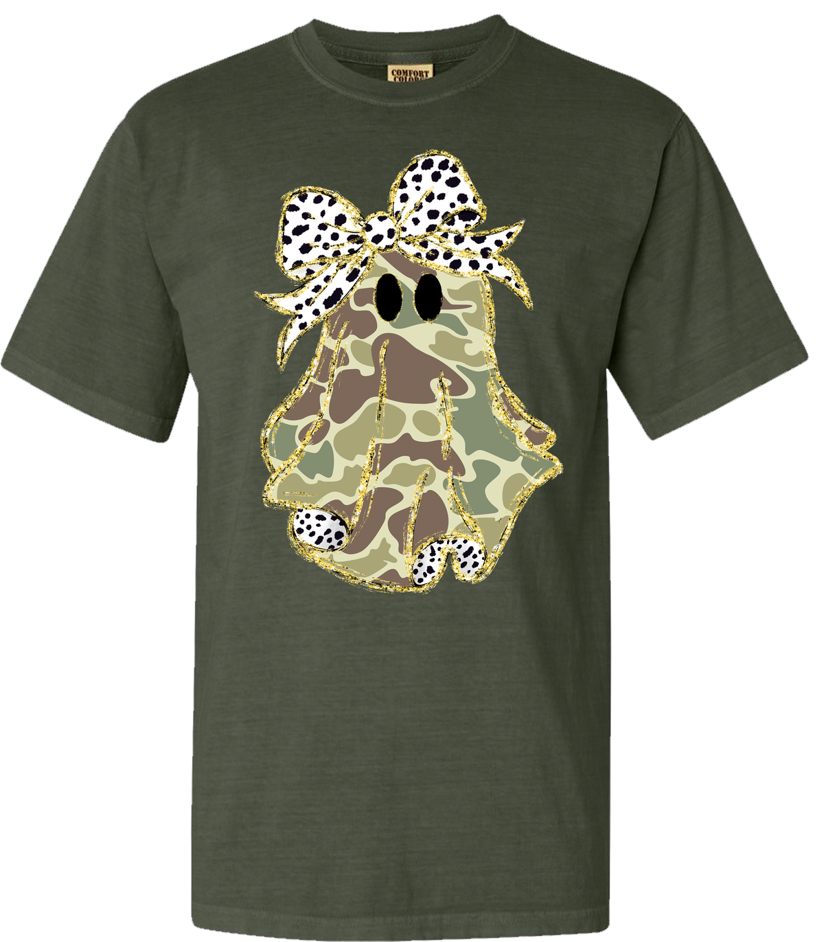 Old School Camo Ghost Comfort Color Tee