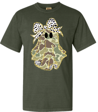 Old School Camo Ghost Comfort Color Tee