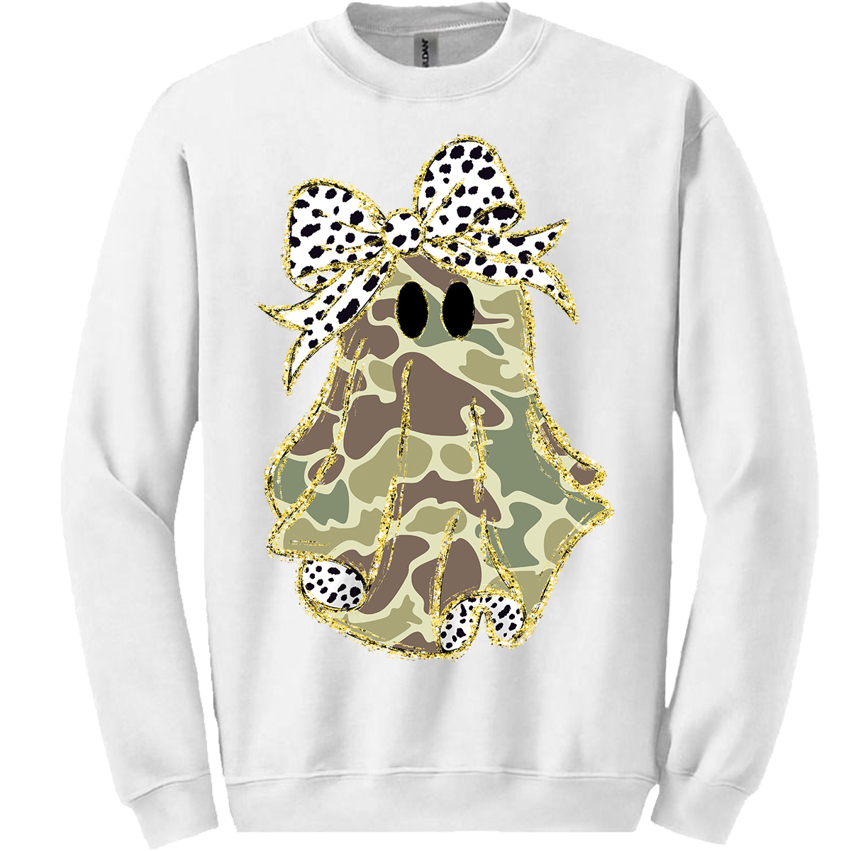 Old School Camo Ghost Sweatshirt