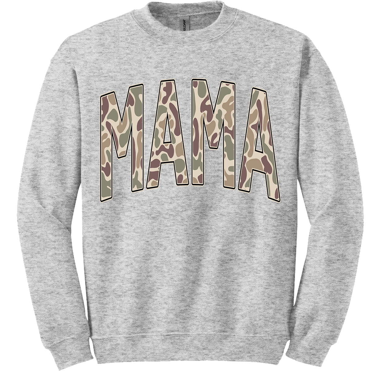 Old School Camo Mama Sweatshirt