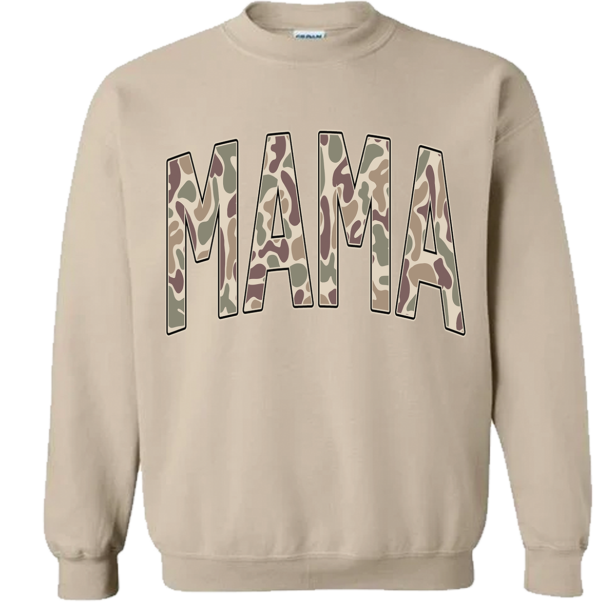 Old School Camo Mama Sweatshirt