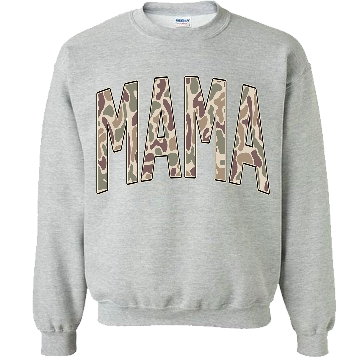 Old School Camo Mama Sweatshirt