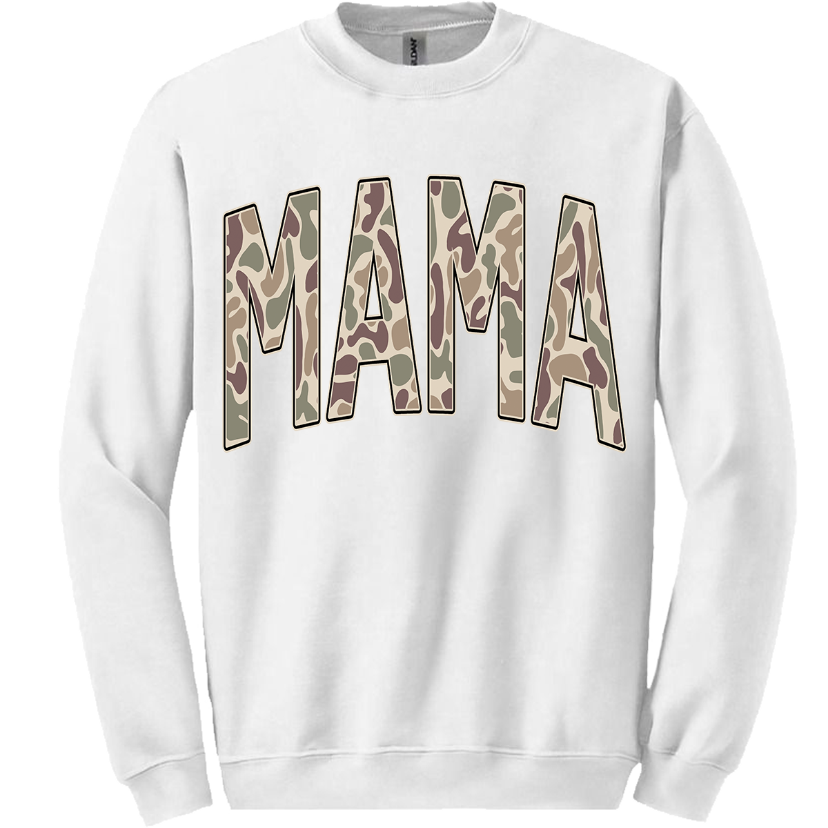 Old School Camo Mama Sweatshirt