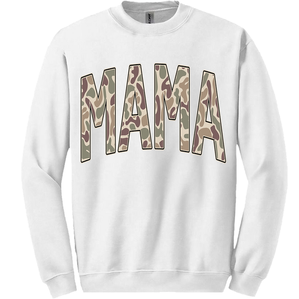 Old School Camo Mama Sweatshirt