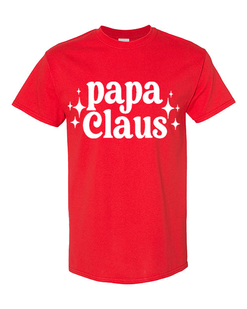 Papa Claus - Red Tee