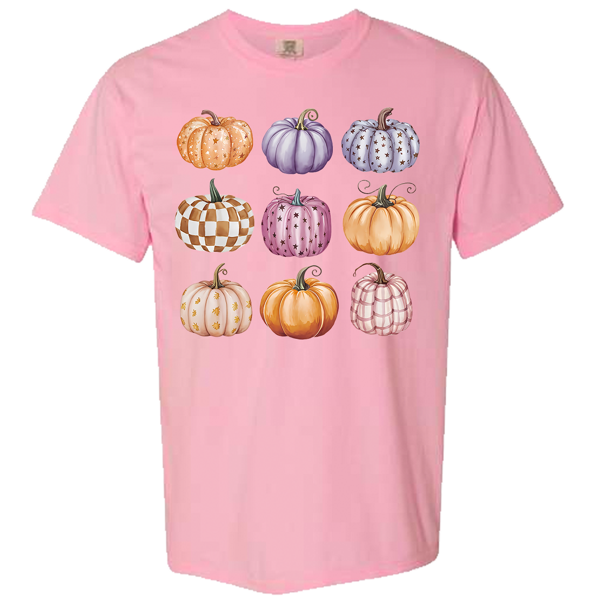 Pumpkin Collage Comfort Color Tee