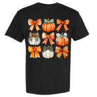 Pumpkin Coquette Collage Comfort Color Tee