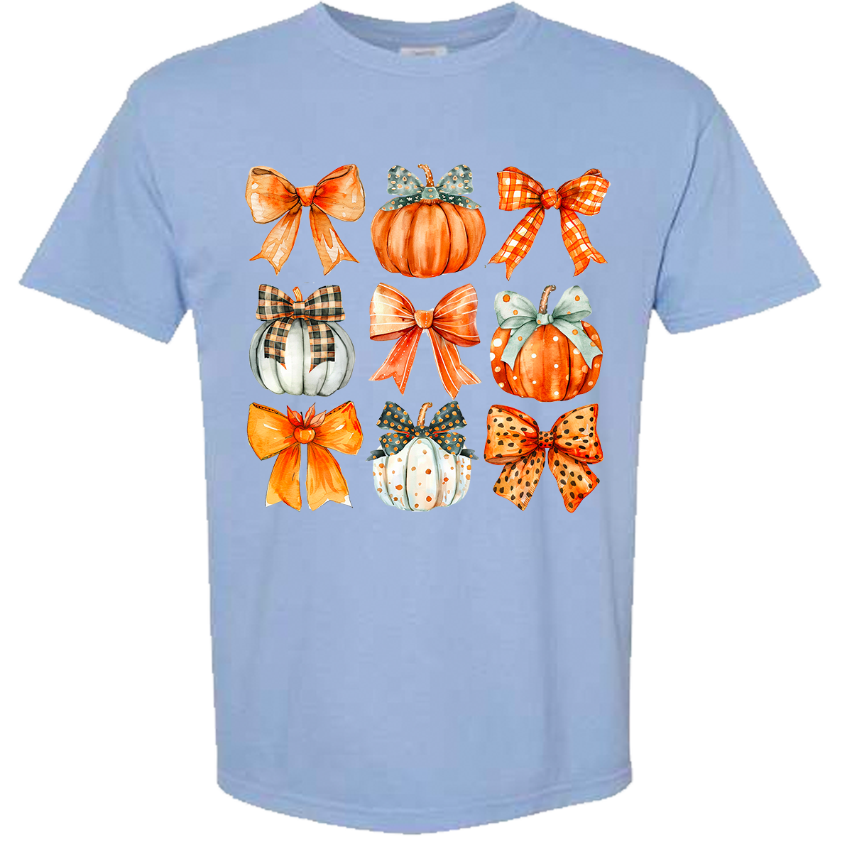 Pumpkin Coquette Collage Comfort Color Tee