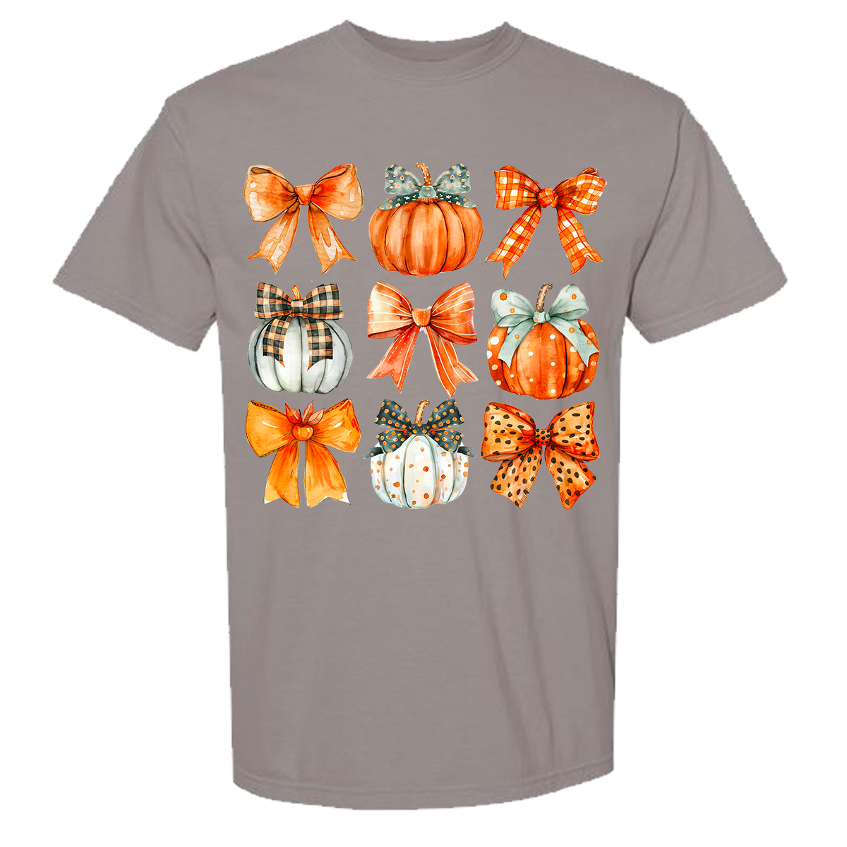 Pumpkin Coquette Collage Comfort Color Tee