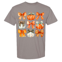 Pumpkin Coquette Collage Comfort Color Tee