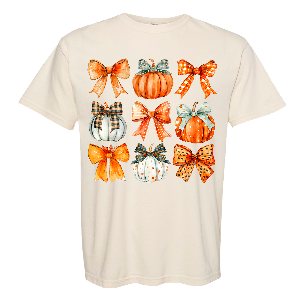 Pumpkin Coquette Collage Comfort Color Tee