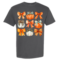 Pumpkin Coquette Collage Comfort Color Tee