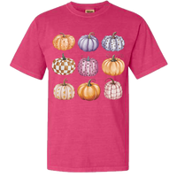 Pumpkin Collage Comfort Color Tee