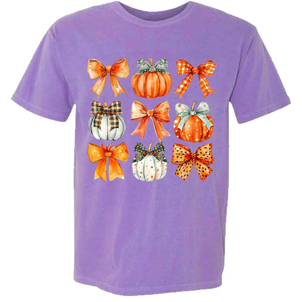 Pumpkin Coquette Collage Comfort Color Tee