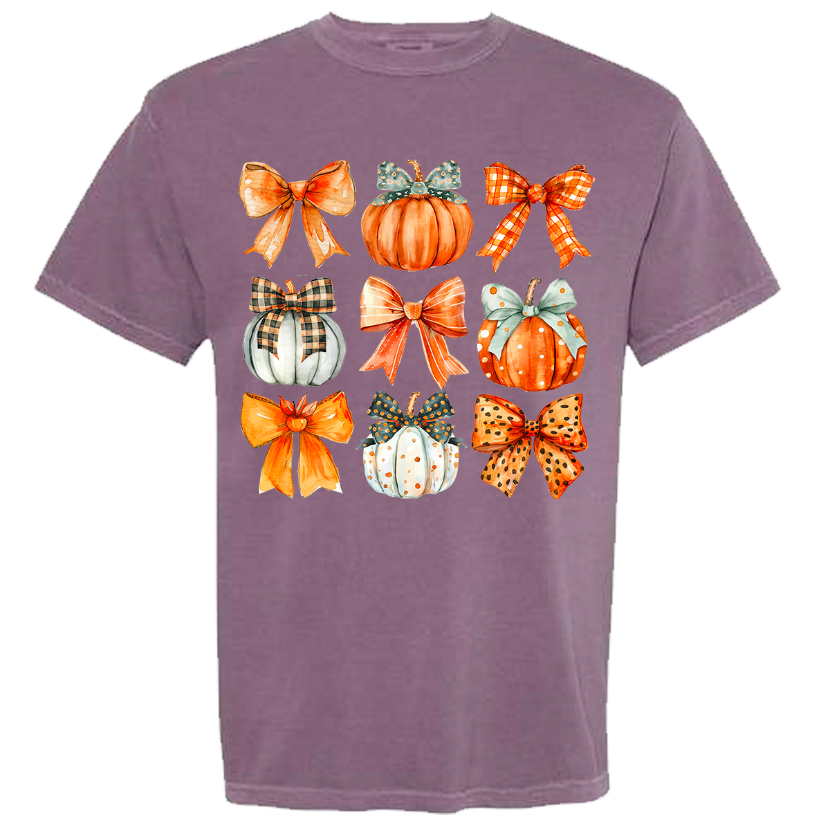 Pumpkin Coquette Collage Comfort Color Tee