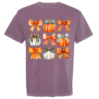 Pumpkin Coquette Collage Comfort Color Tee